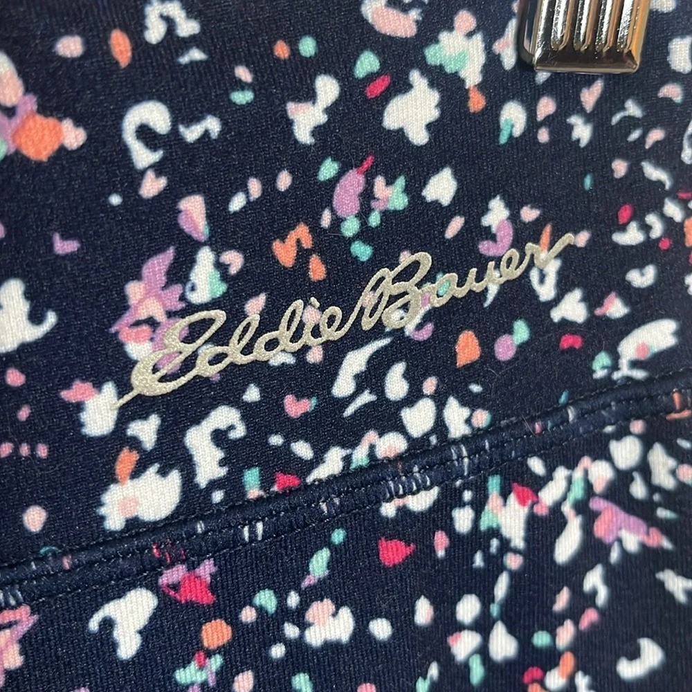 Eddie Bauer Navy Speckled Leggings Pants